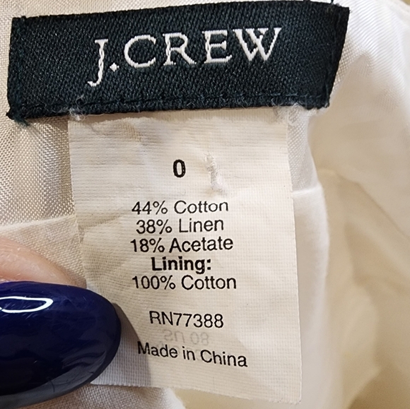 J.Crea golden stripes mini skirt size 0 - Picture 8 of 10